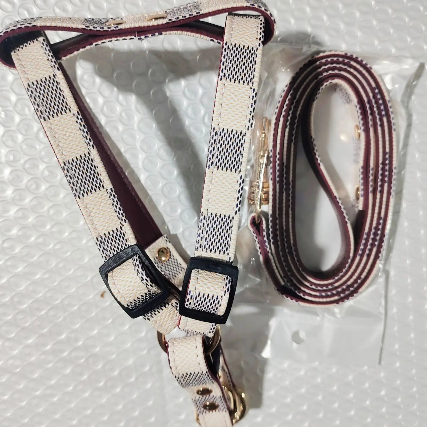 Adjustable Pet Chest And Back Harness Leash Set For Pets