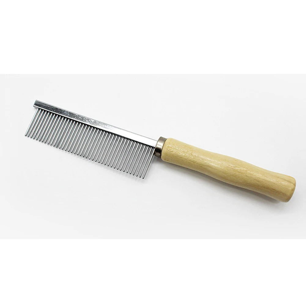 Shunmaii Stainless Steel Pet Hair Grooming Rake Comb for Cats