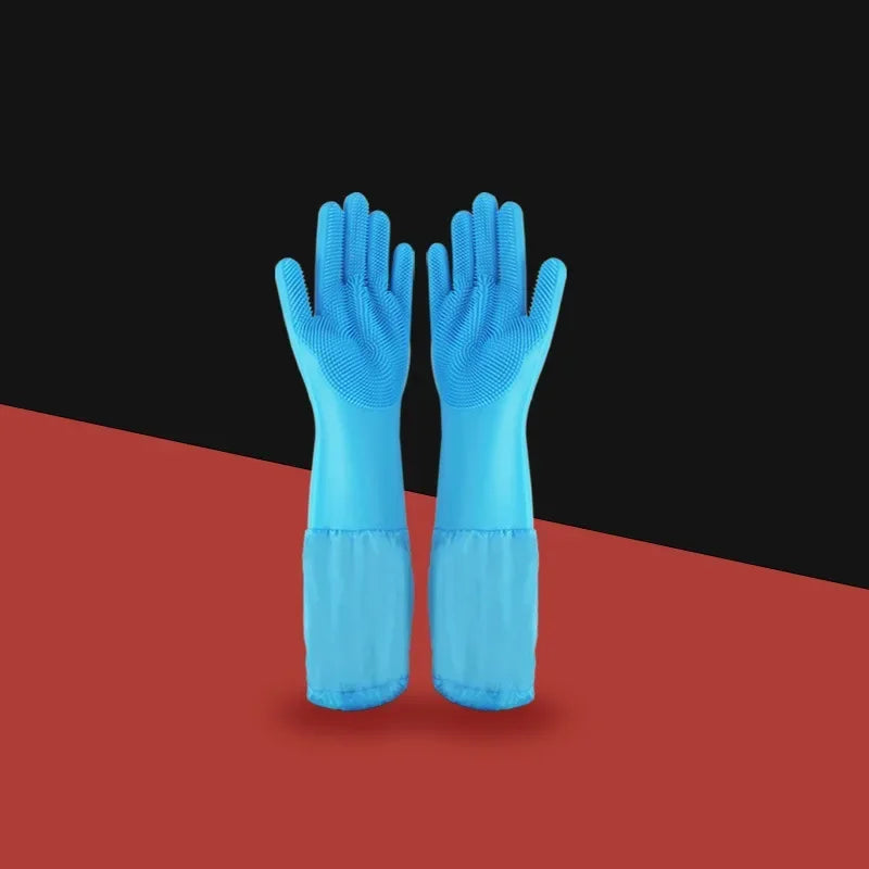 Silicone Pet Grooming Cleaning Gloves For Dogs And Cats