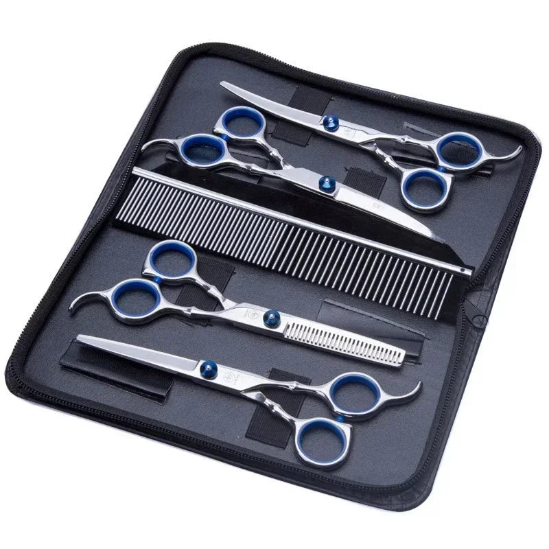 Stainless Steel Dog Grooming Scissors For Professional Barbers