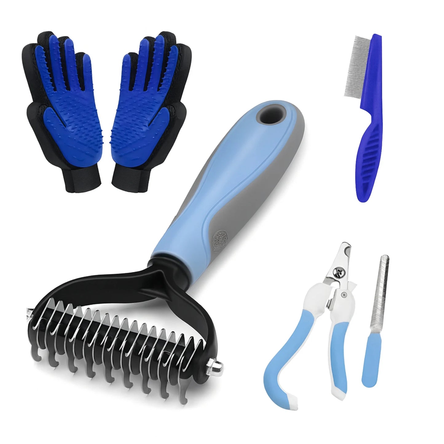 Deshedding Brush for Dogs and Cats Pet Comb Massager