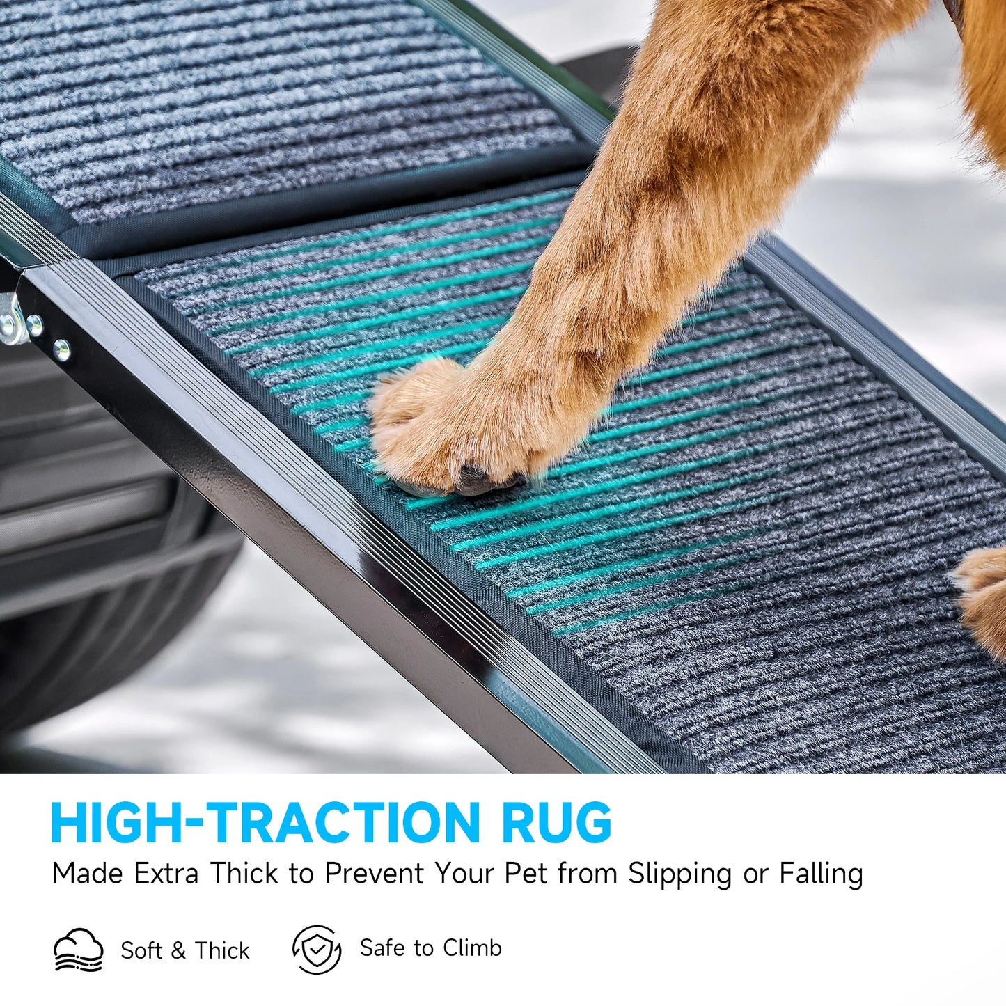 Car Folding Dog Ramp For Large Dogs And Easy Access
