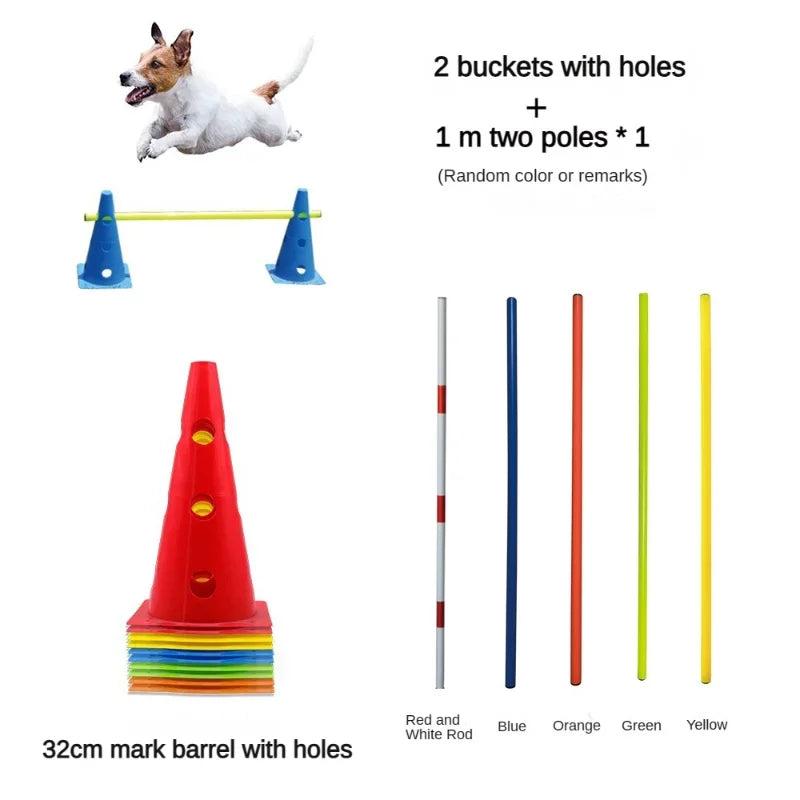 Dog Agility Training Set Jumping Bar Obstacle Equipment