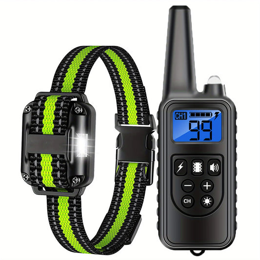Dog Shock Collar With Remote Beep Vibrate Waterproof Rechargeable