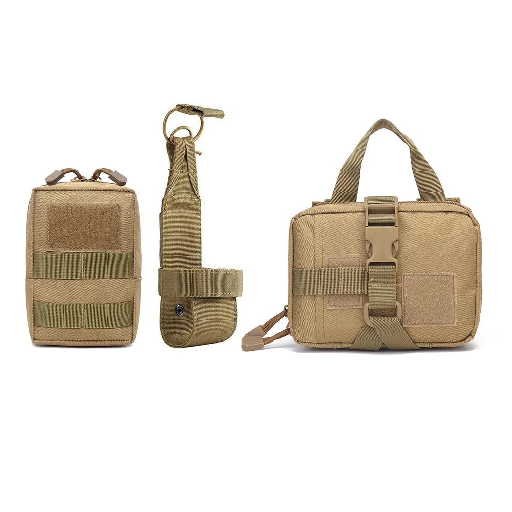 PETRAVELCN Dog Tactical Bags Set Molle Pouches For Harness
