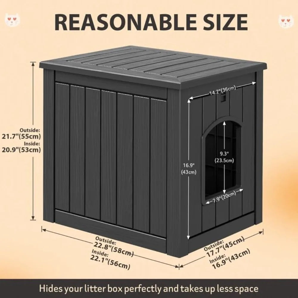 Weatherproof Insulated Outdoor Cat House For Winter Use