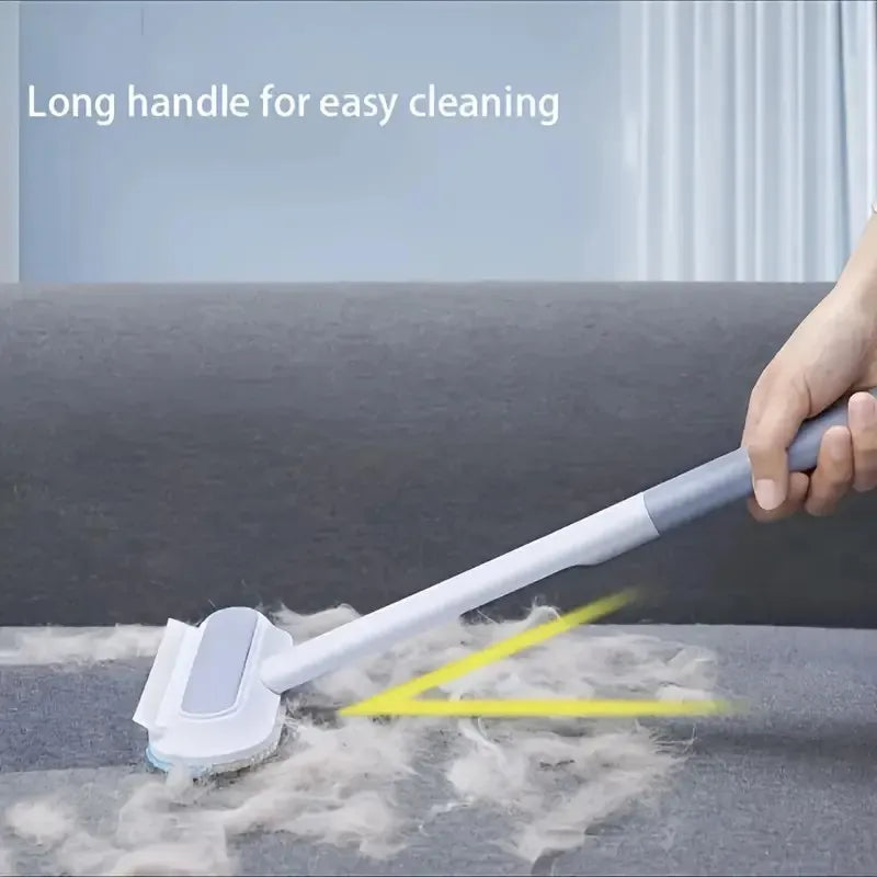 Durable Long Handle Pet Hair Remover Brush For Dogs Nylon