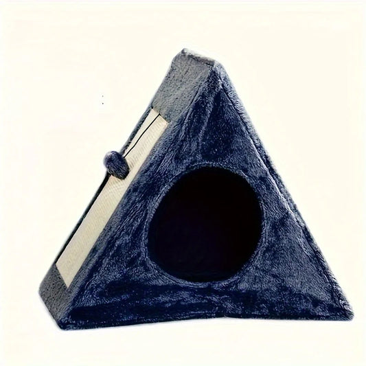 NONECN Cat Bed With Plush Toy Ball And Scratching Board