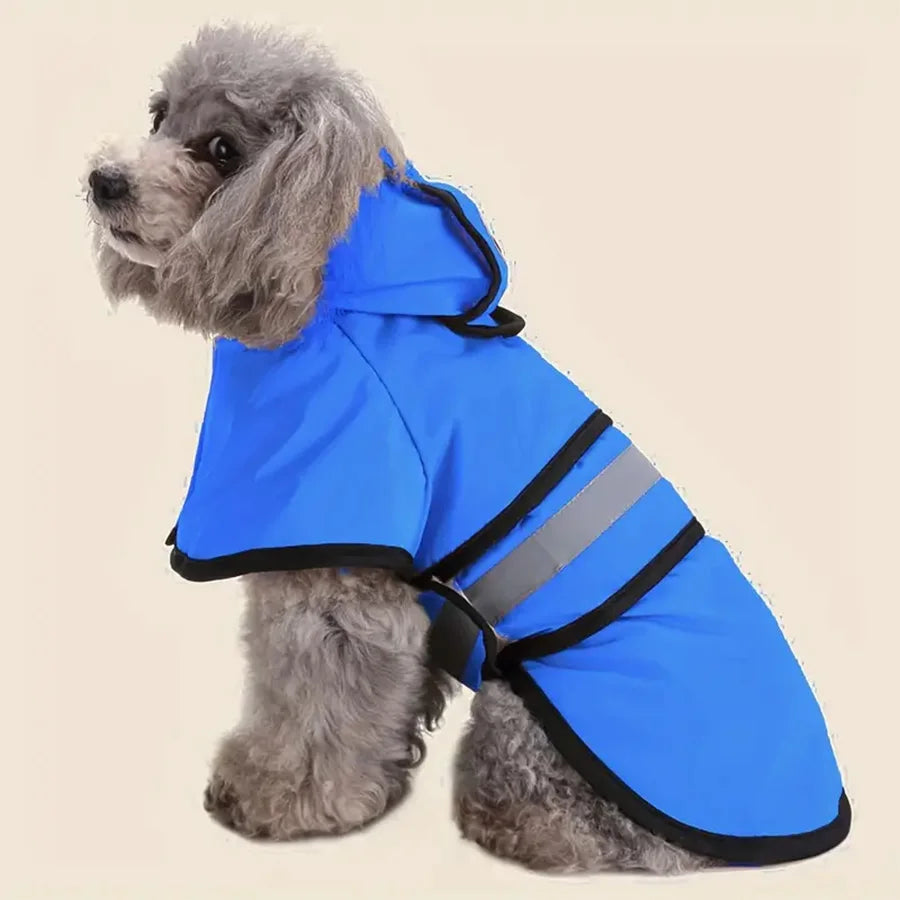 Dog Raincoat Waterproof Adjustable Windproof For Pet Comfort