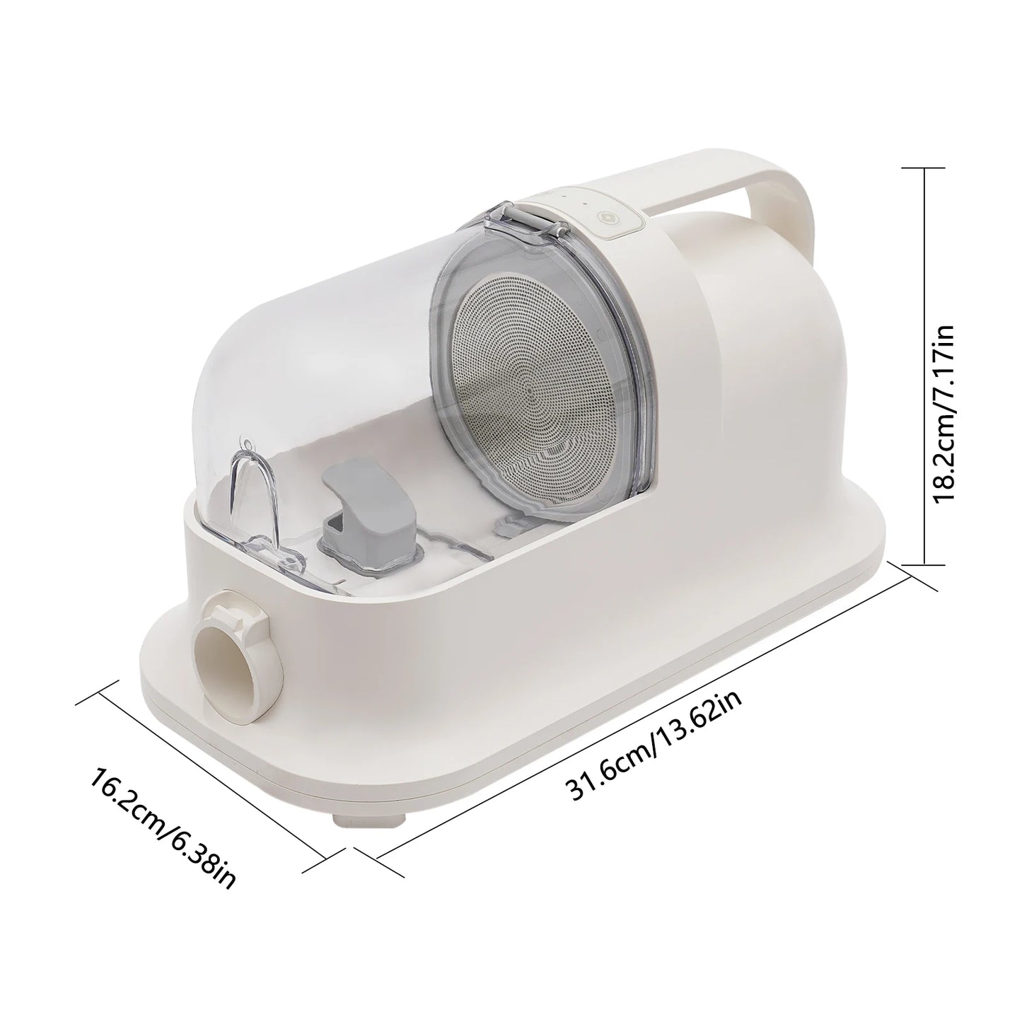 Pet Hair Grooming Tool Set With 11800Pa Suction Three In One