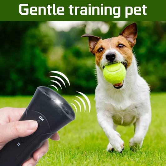 Shunmaii Ultrasonic Bark Arrester With LED Light Dog Repeller