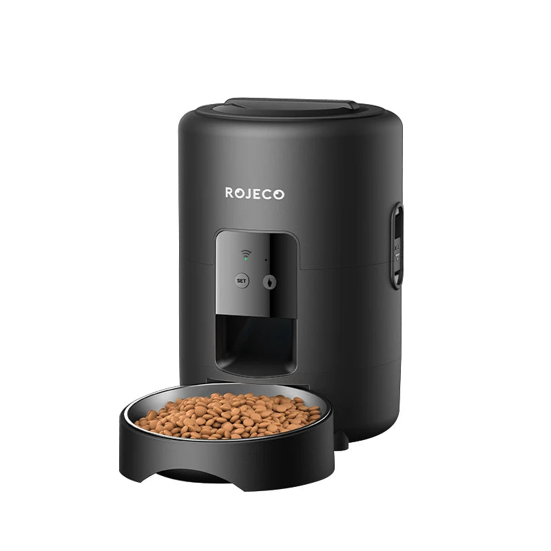 ROJECO Automatic Cat Feeder With WiFi App Dispenser