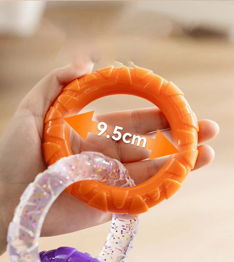 Dog Chew Toy TPR Interactive Tug for All Dogs Durable