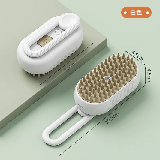 YTYIN Cat Steam Brush 3 In 1 Pet Grooming Massager
