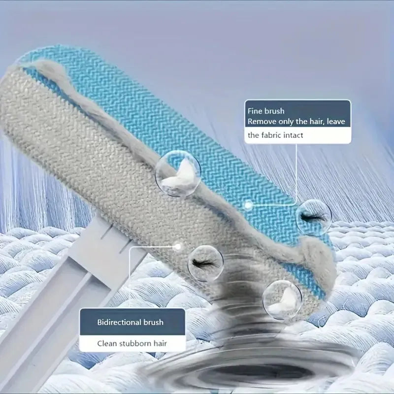 Ergonomic Nylon Pet Hair Brush for Dog Grooming and Shedding