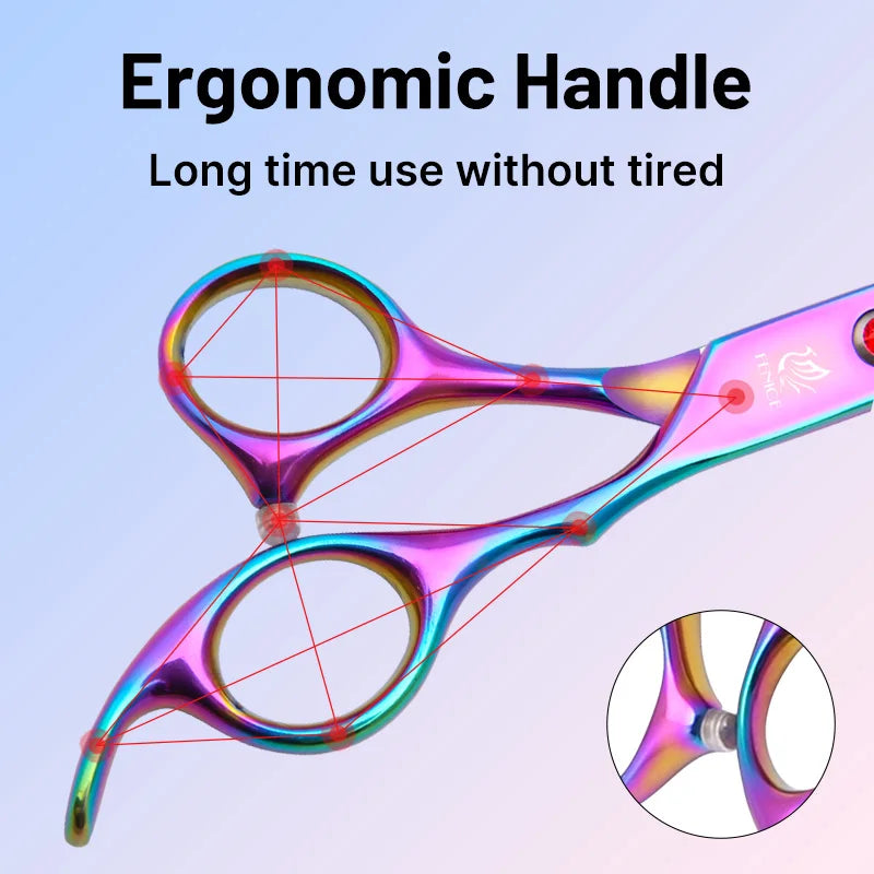 Fenice Dog Grooming Scissors Stainless Steel 9Cr Home Use Set