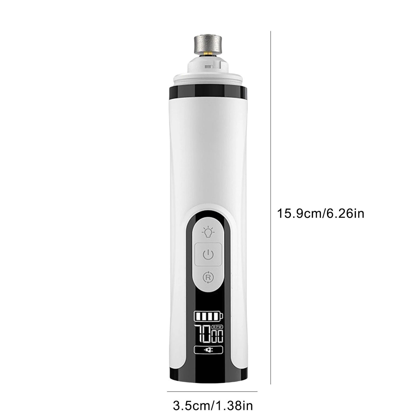 Shunmaii Electric Dog Nail Grinder With 2 LED Lights