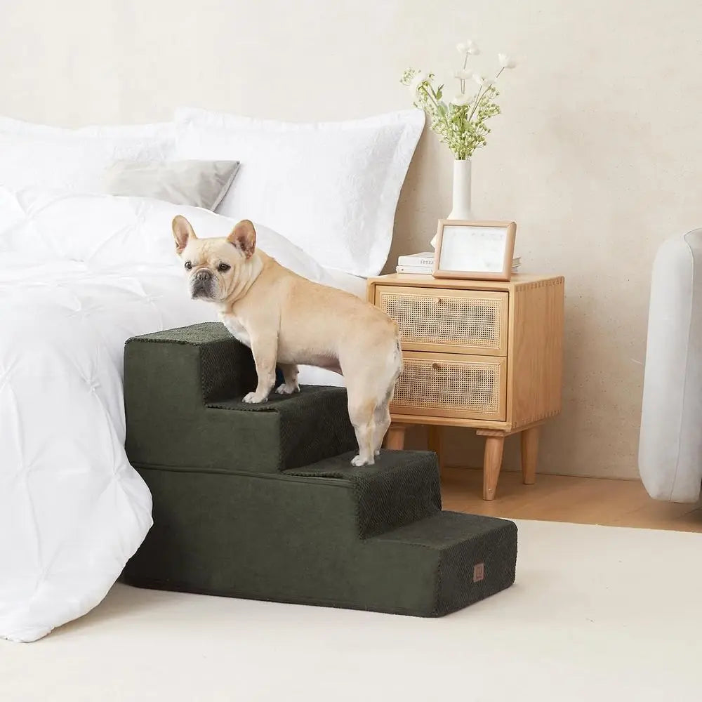 Extra Wide Dog Stairs Non Slip Indoor Ramp For Pets