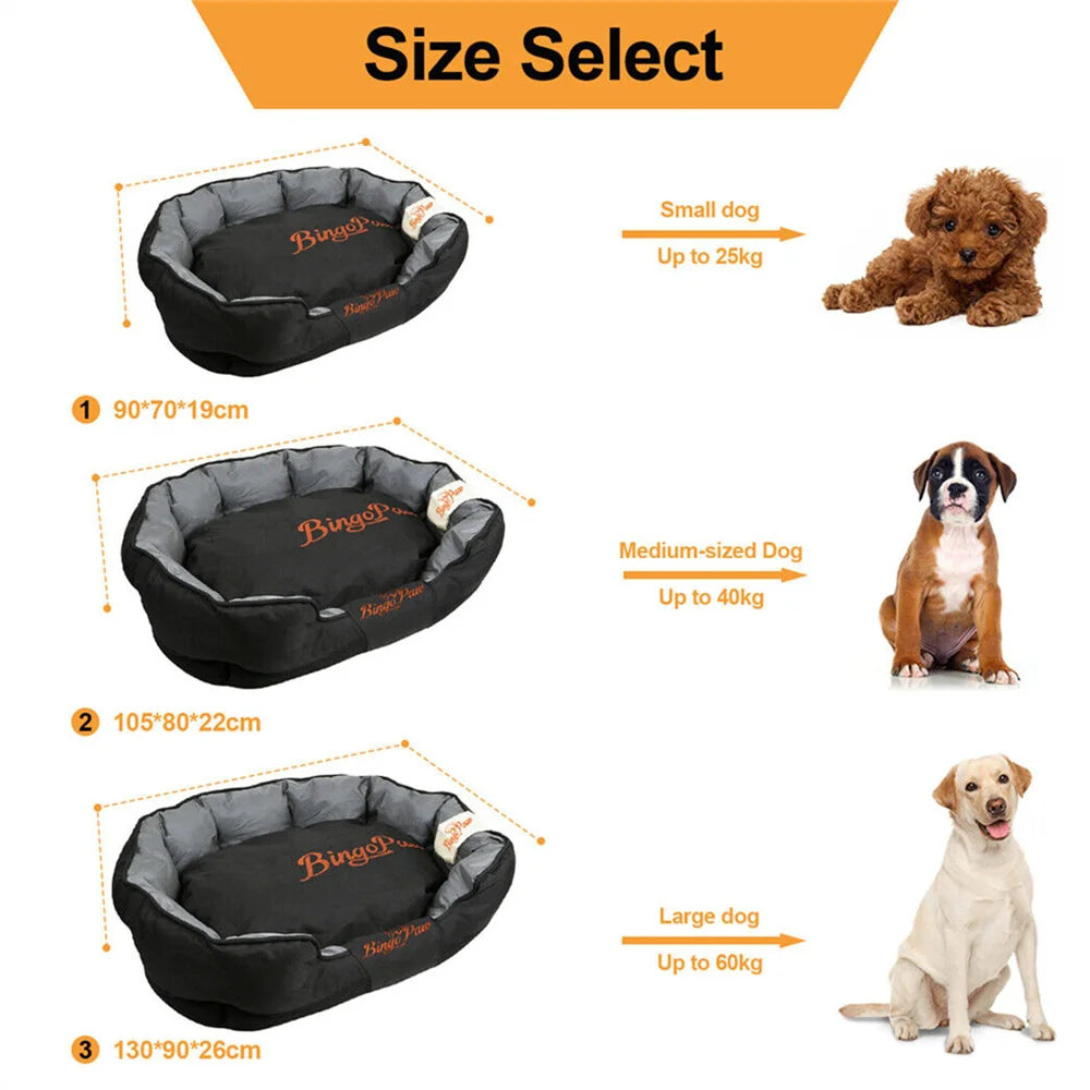 BORWARTCN Waterproof Orthopedic Dog Bed Sofa Mat Washable Removable