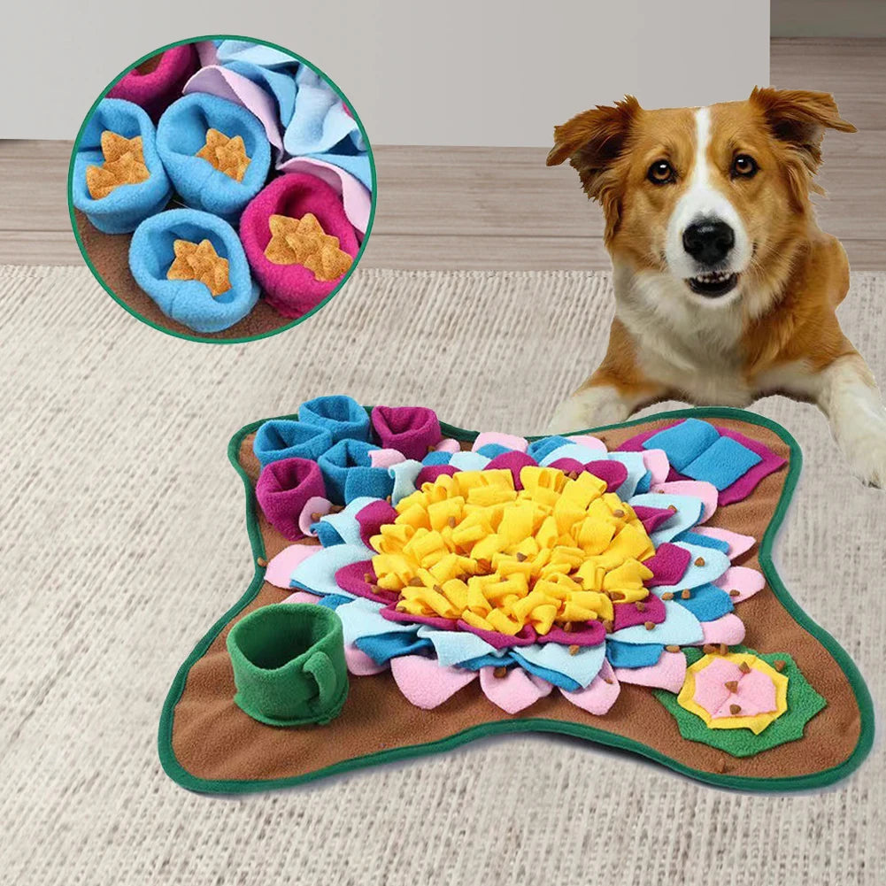 Alloet Snuffle Feeding Mat For Dogs And Cats Nosework Puzzle