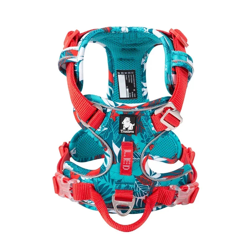 TRUELOVEB Explosionproof Camouflage Reflective Dog Harness