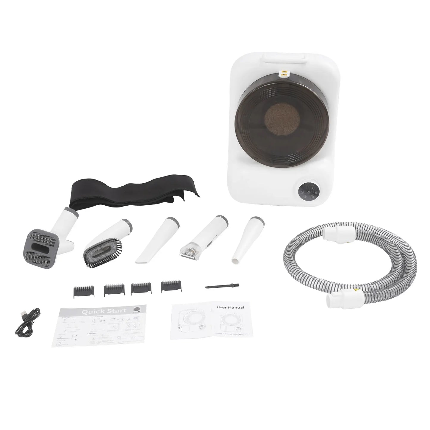 Dog Grooming Vacuum Kit Multifunctional Pet Dryer For Home Use