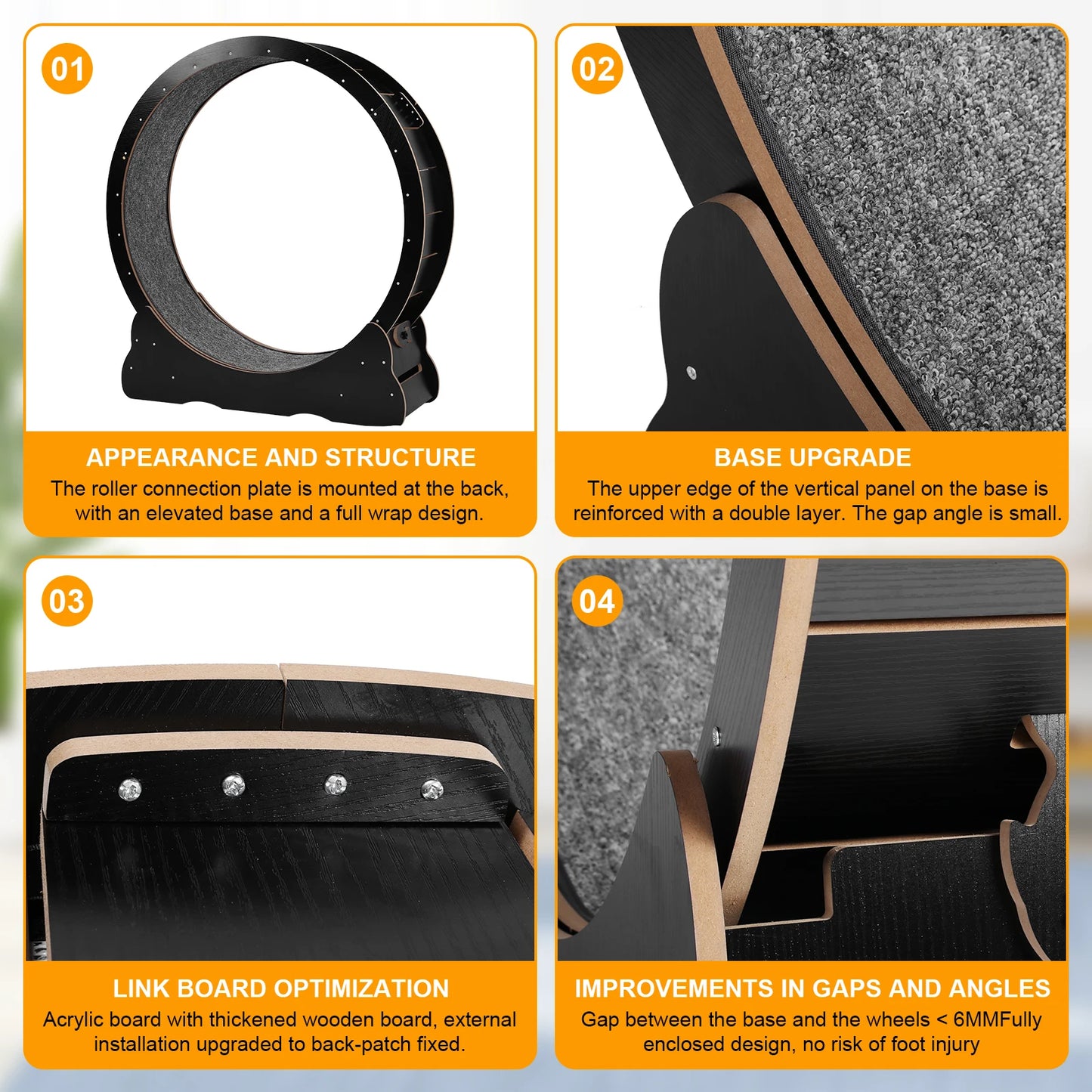 Cat Exercise Running Wheel Treadmill for Indoor Cats