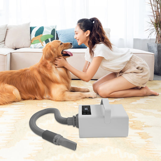 110V Pet Grooming Dryer 2200W Adjustable LCD Blower For Cats