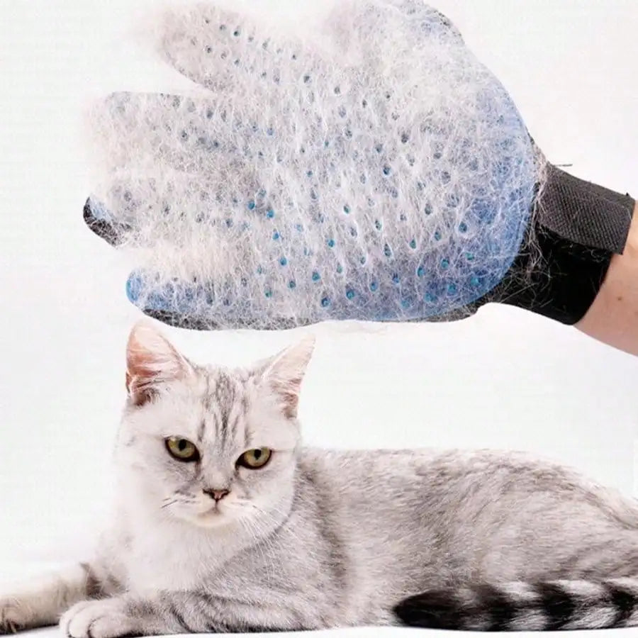 AEDGCN Pet Grooming Glove for Cats and Dogs Deshedding