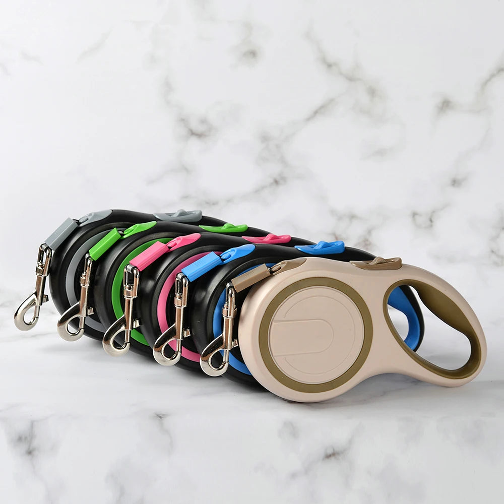 Durable Adjustable Retractable Dog Leash For Small To Large Dogs