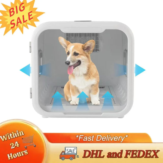 Pet Dryer Box Grooming Force Dryer With Automatic Door Lock