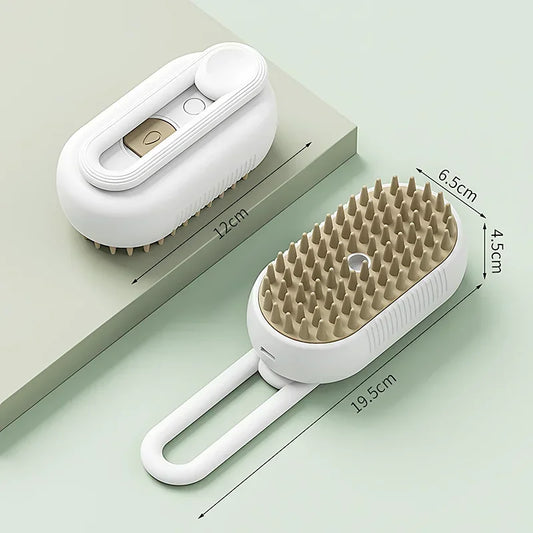 3 In 1 Cat Hair Maintenance Brush Steam Spray Grooming