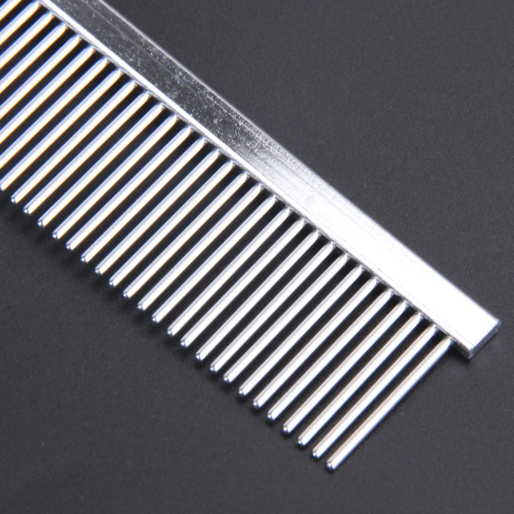 Shunmaii Stainless Steel Pet Hair Grooming Rake Comb for Cats