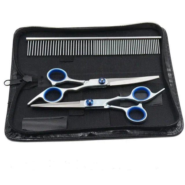 Stainless Steel Dog Grooming Scissors For Professional Barbers