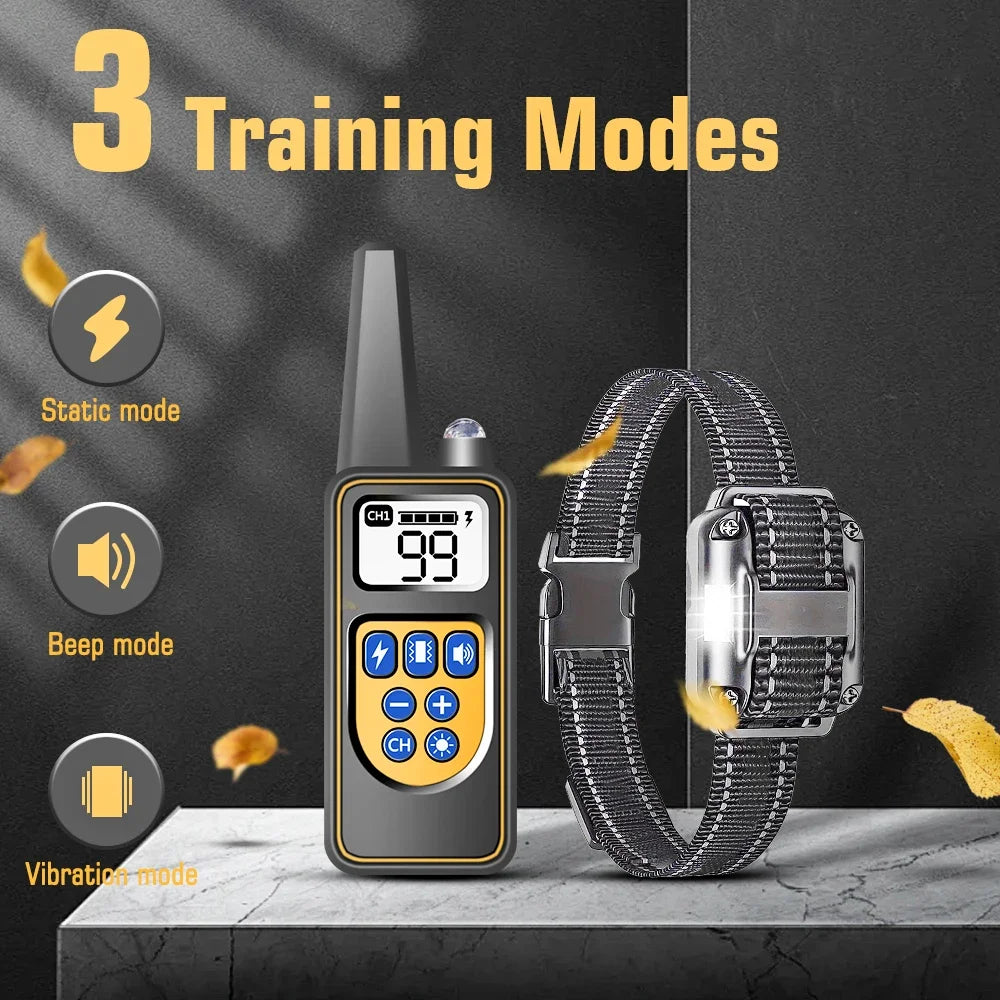 Dog Training Collar With Remote Waterproof Shock Collar Rechargeable