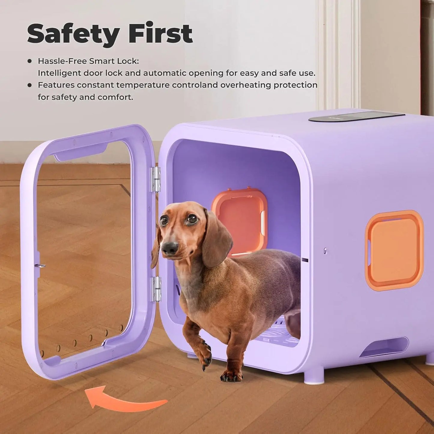 Ultra Quiet Pet Dryer Box With Smart Temperature Control