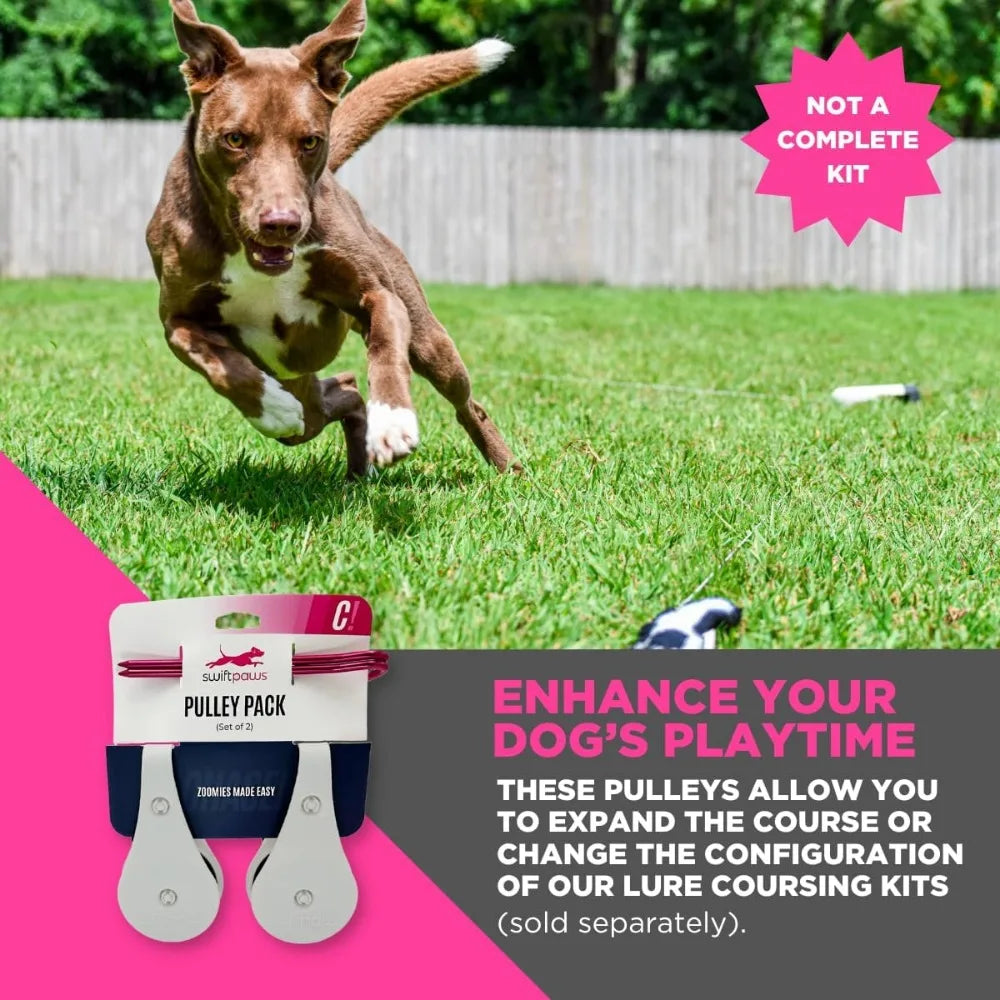 Swift Paws Field Pulley Set Expansion Accessory for Lure Courses