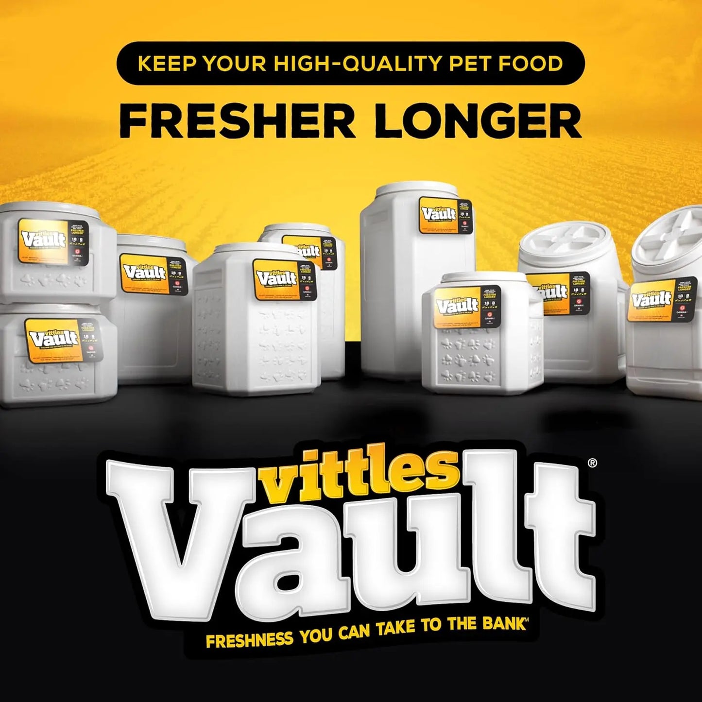 XMSJ Vittles Vault Pet Food Container Sealed Storage