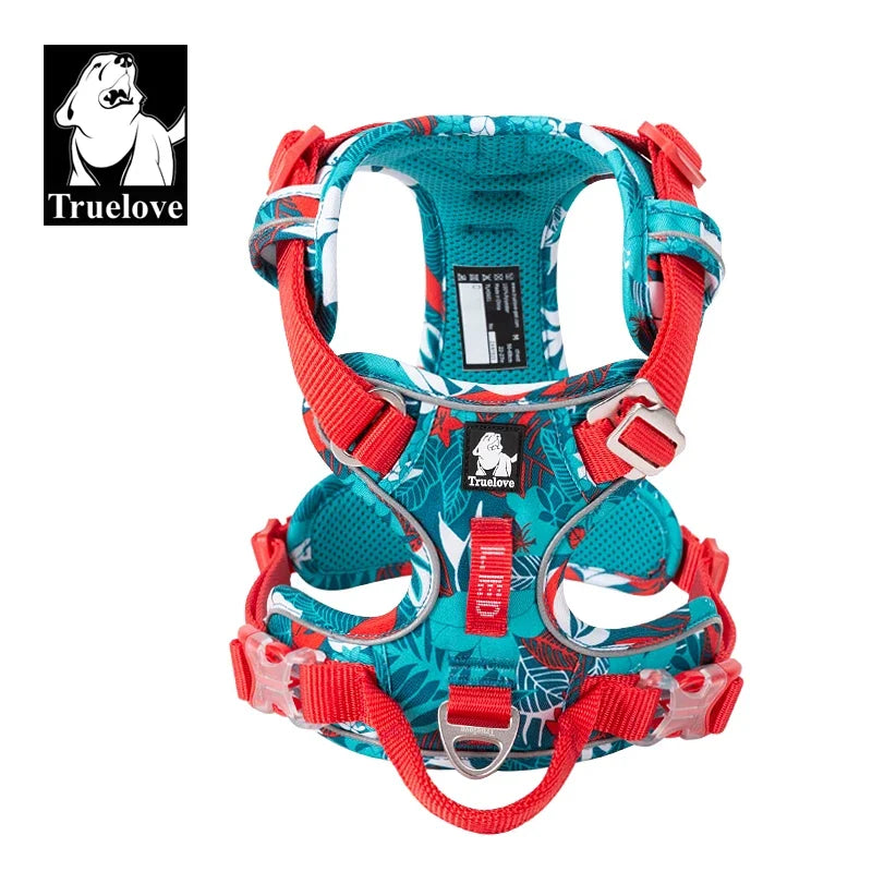 TRUELOVEB Explosionproof Camouflage Reflective Dog Harness