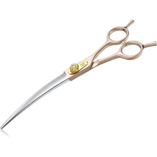 Professional Japanese 440C Curved Dog Grooming Scissors
