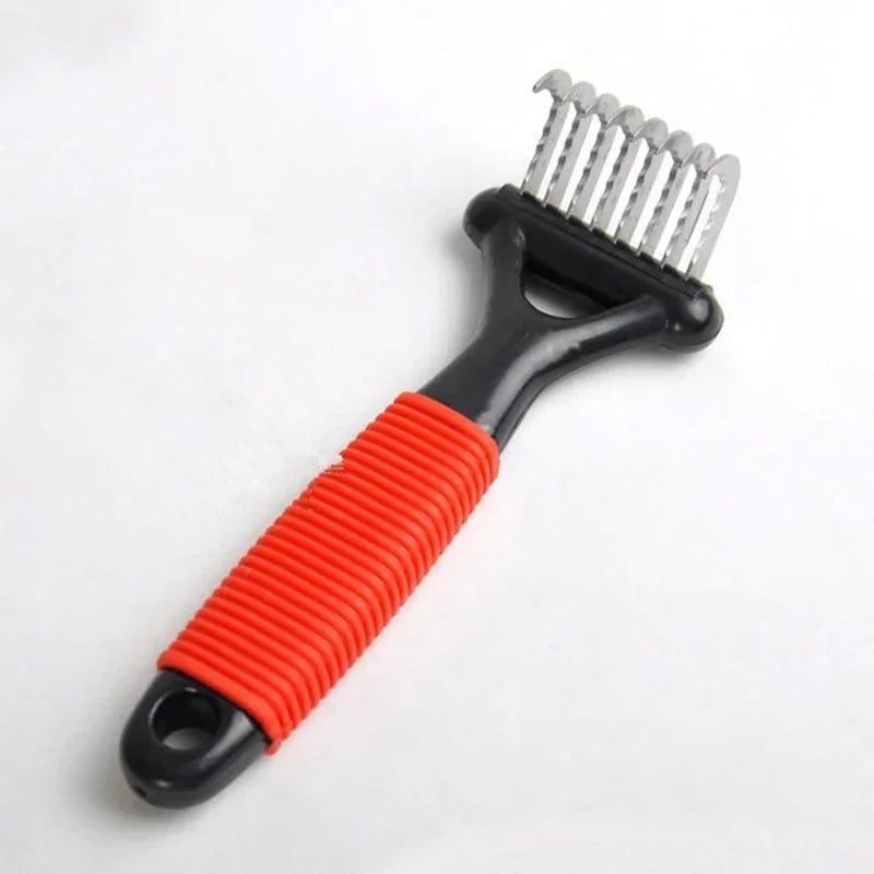 Dog Undercoat Rake Dematting Brush For Long Haired Dogs