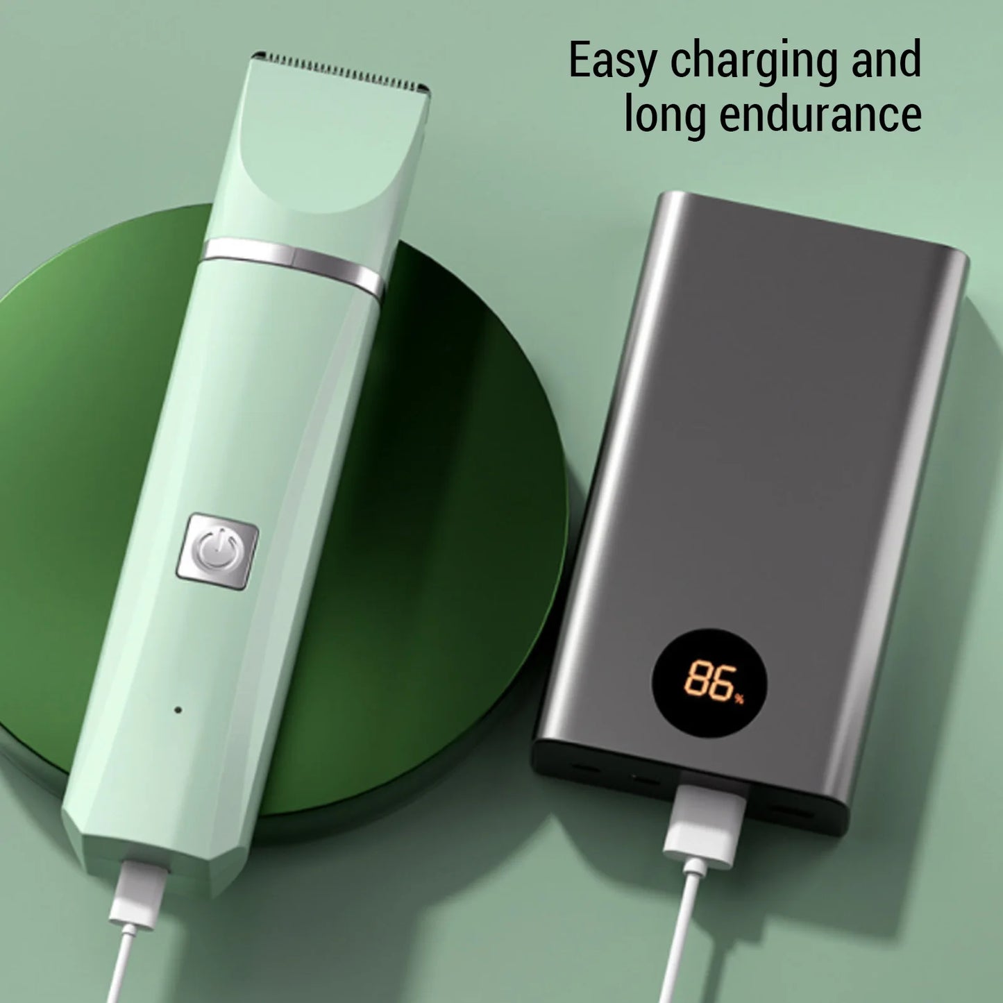 Dog Hair Clipper 4 In 1 USB Rechargeable Pet Trimmer