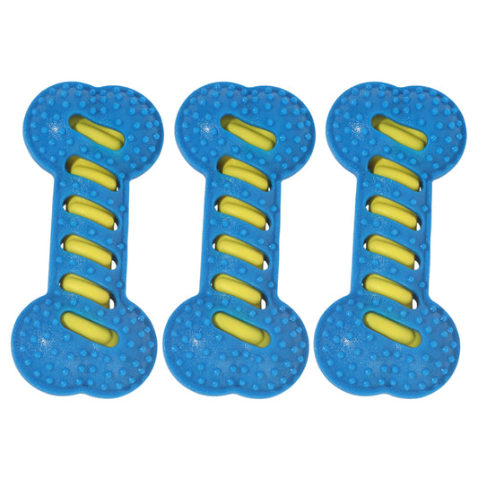 Teeth Cleaning Molar Stick Interactive Dog Toy Three Pack