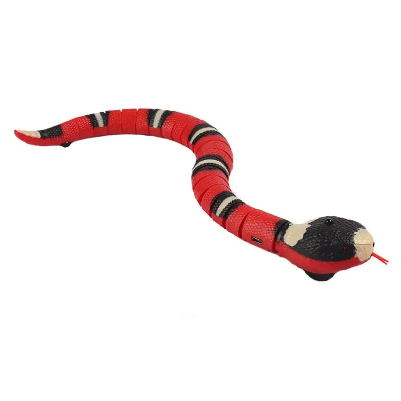 Smart Sensing Snake Interactive Cat Toy USB Charging