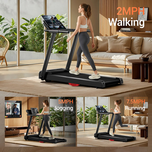Noned 3.0HP Brushless Foldable Home Treadmill