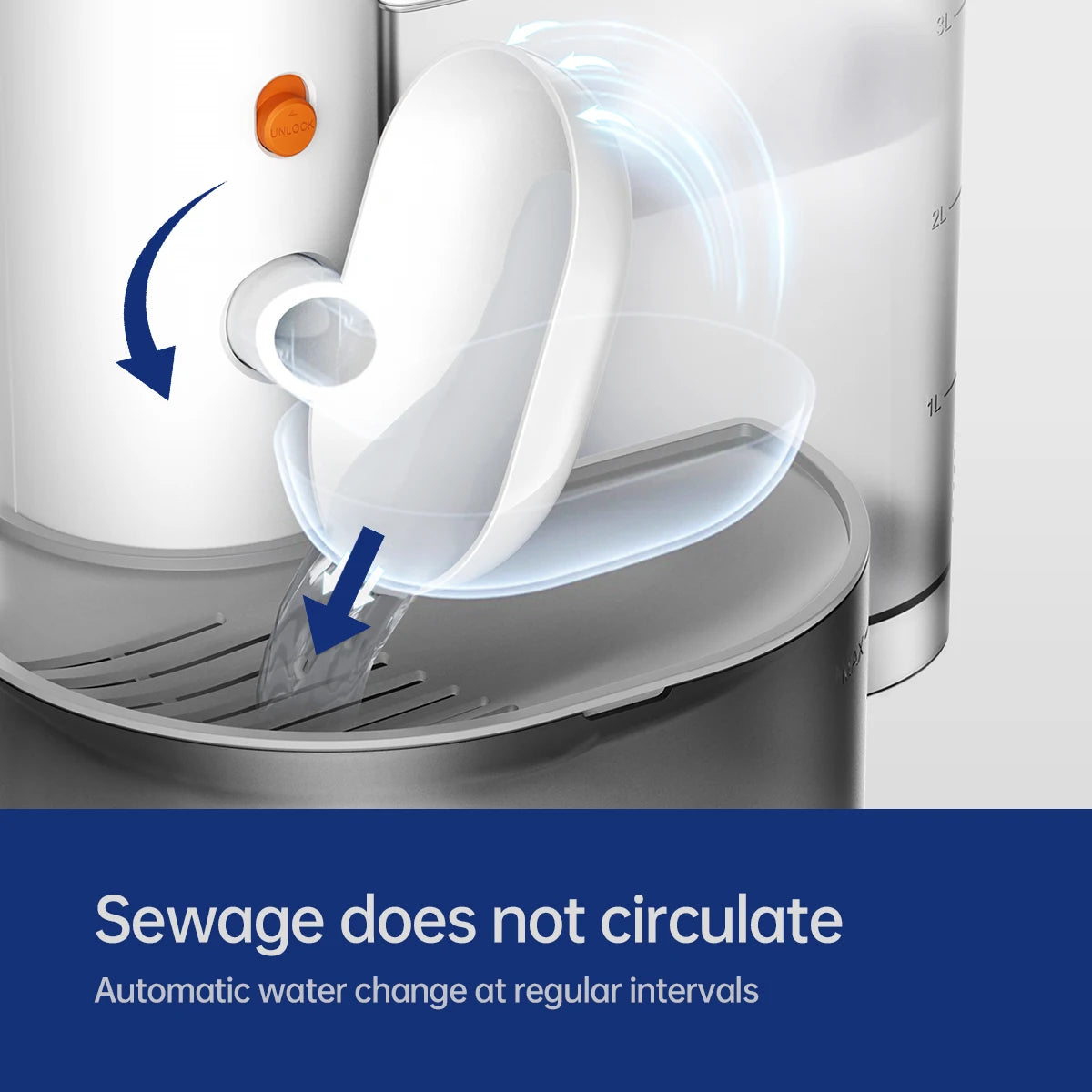 Smart Pet Water Dispenser Wireless Cat Water Fountain Automatic Rechargeable