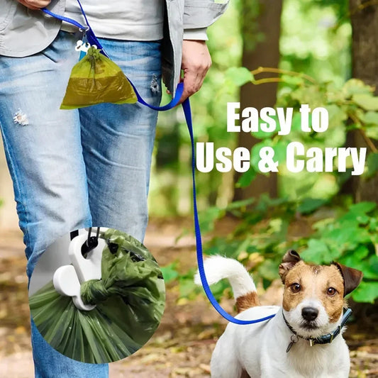 XMSJ Dog Poop Bag Holder For Leash Attachment Dispenser