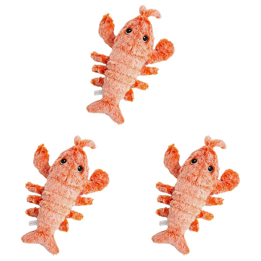 Shunmaii Floppy Lobster Interactive Plush Dog Toy Squeaky