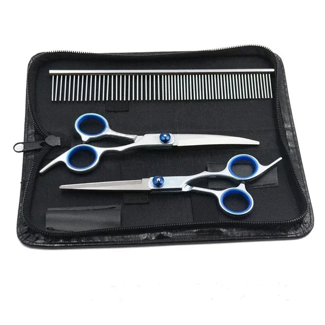 Stainless Steel Dog Grooming Scissors For Professional Barbers
