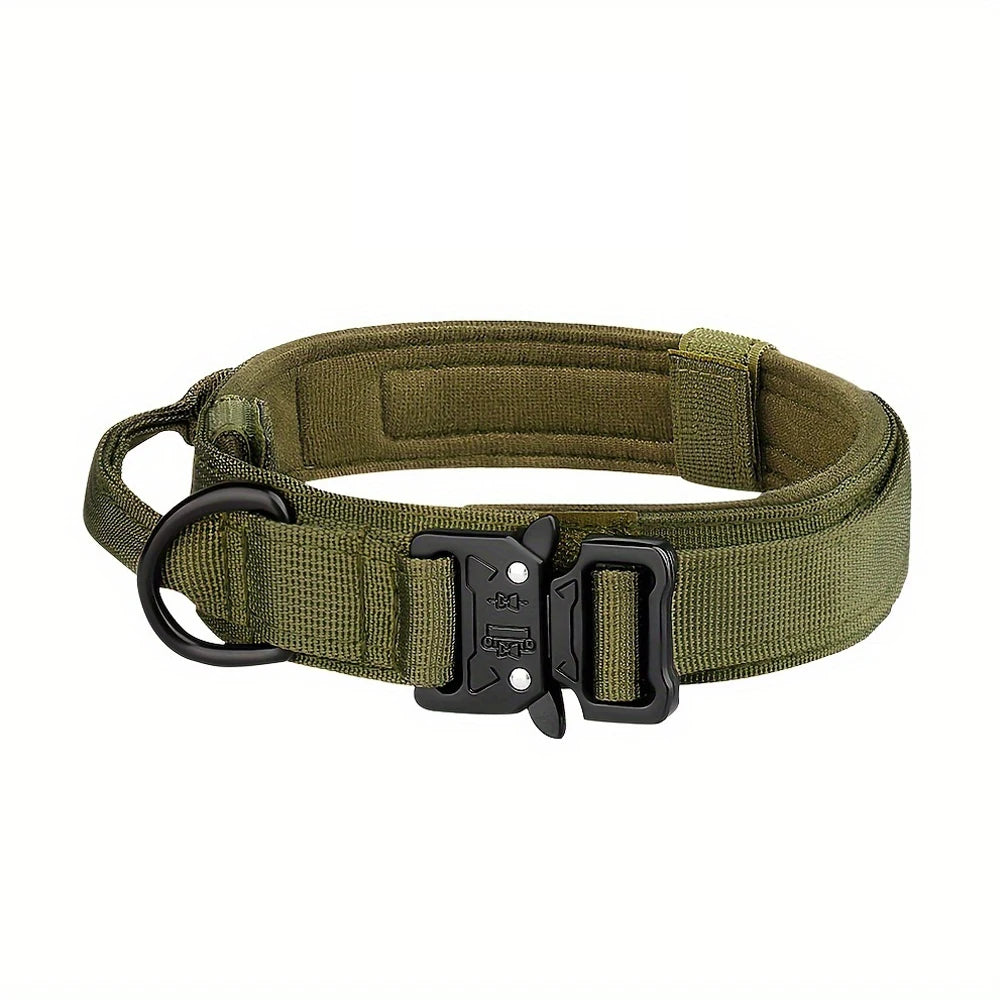 PETRAVELCN Dog Training Collar Adjustable Tactical Leash Set With Handle